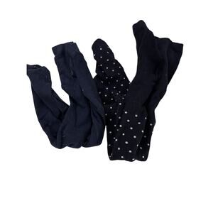 Gymboree Navy Dot Tights